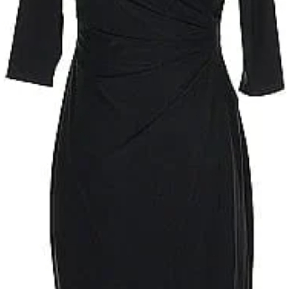 Lauren Ralph Lauren Black Asymmetrical Dress